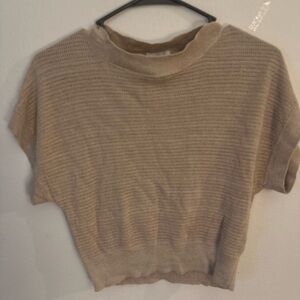 INDUSTRY Women's Beige Knit Top NWOT!